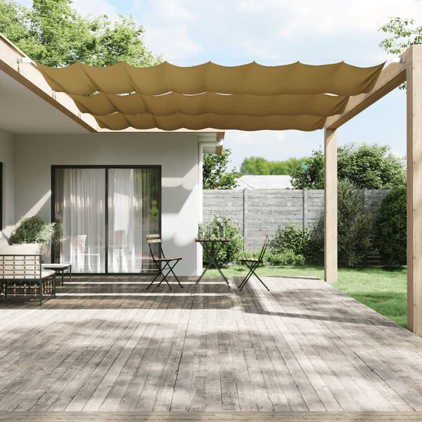 vidaXL Toldo vertical 180x800 cm tecido oxford bege