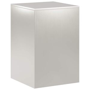 vidaXL Suporte para Plantas Prateado 40 x 40 x 60 cm A&ccedil;o