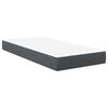 vidaXL Colch&atilde;o de Cama com colch&atilde;o Cinzeto 100 x 200 cm tecido
