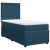 vidaXL Cama boxspring com colch&atilde;o 100x200 cm veludo azul