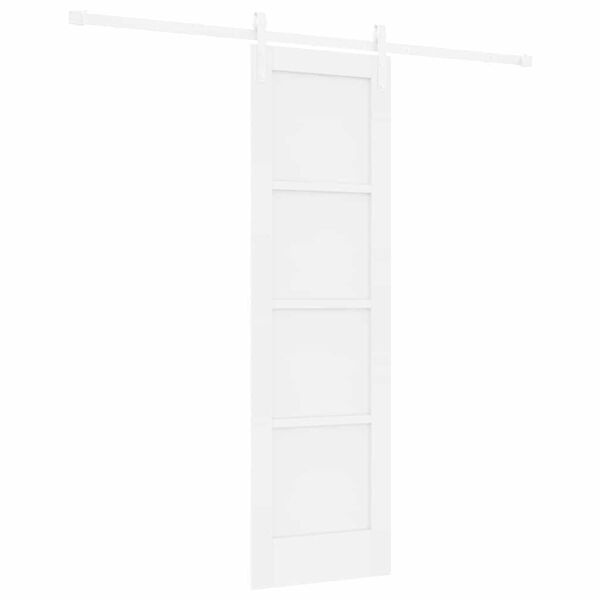 vidaXL Porta Deslizante Branco 61 x 198,5 cm