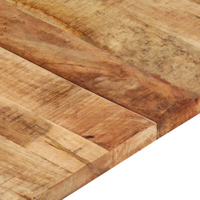 vidaXL Tampo de mesa 120x60x(2,5-2,7) cm madeira de mangueira áspera