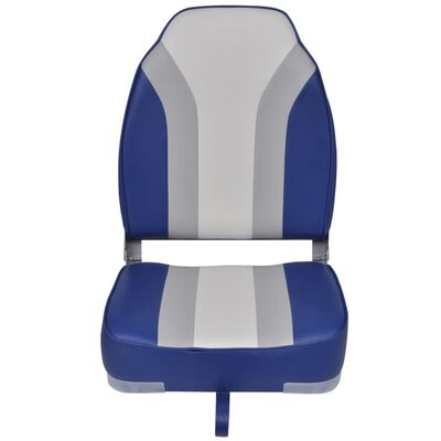 vidaXL Cadeiras para barco dobráveis 2 pcs com encosto alto