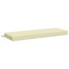 vidaXL Almofada de Banco SOEST 100% Poli&eacute;ster Creme 120 x 40 x 8 cm