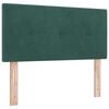 vidaXL Cabeceira Verde Escuro 90 cm Veludo