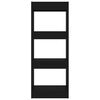 vidaXL Estante/divis&oacute;ria 40x30x103 cm contraplacado preto