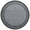 vidaXL Tapete de exterior &Oslash;200 cm ARAKIL PP cinzento