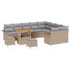 vidaXL Conjunto de Sof&aacute; de Jardim 12 unid. 11-N&uacute;mero de lugares