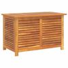 vidaXL Caixa arruma&ccedil;&atilde;o jardim c/ veneziana 90x50x56 cm ac&aacute;cia maci&ccedil;a
