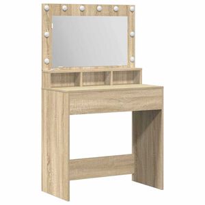 vidaXL Mesa de vestir Carvalho Sonoma 75,5 x 41 x 135 cm