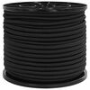 vidaXL Cordas Bungee 8 mm Preto PP e Borracha