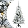 vidaXL &Aacute;rvore de Natal Articulada Artificial Branco 120 cm PE e PVC