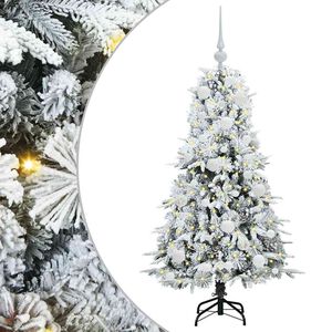 vidaXL &Aacute;rvore de Natal Articulada Artificial Branco 120 cm PE e PVC