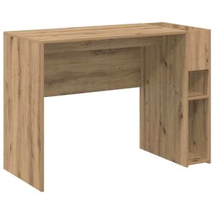 vidaXL Mesa Carvalho Artesanal Derivados de Madeira 109 x 50 x 78 cm