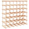 vidaXL Garrafeira para 42 garrafas 68,5x23x68,5 cm pinho maci&ccedil;o