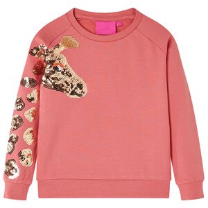 Sweatshirt para crian&ccedil;a rosa-velho 104