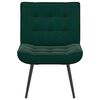 vidaXL Cadeira de relaxamento 64x74x84 cm veludo verde-escuro