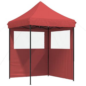 vidaXL Tenda de Festa 200 x 200 x 306 cm Borgonha Tecido Oxford