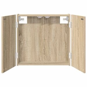 vidaXL Arm&aacute;rio para Dartboard Carvalho Sonoma 56 x 12 x 53,5 cm