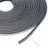 vidaXL Vedante de escova autocolante para porta 25 m PP Cinzento