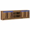 vidaXL Unidades de TV 180 x 34 x 50 cm Castanho Derivados de madeira