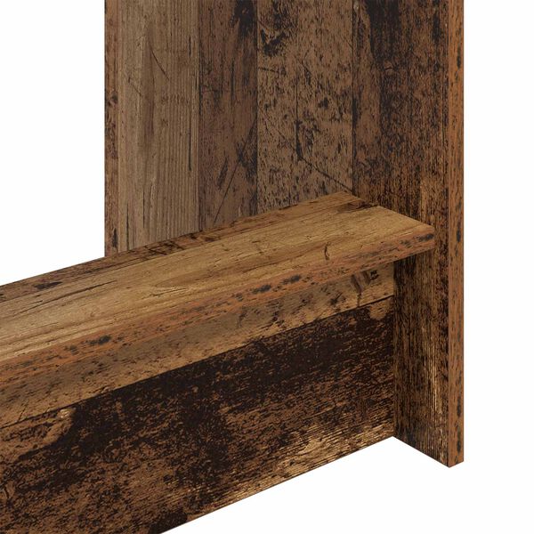 vidaXL Mesa de Cama Madeira antiga 100 x 45 x 75 cm Madeira processada