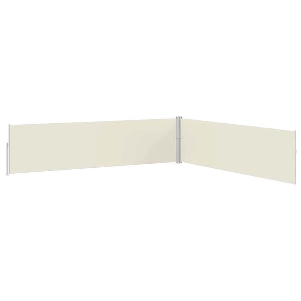 vidaXL Toldo lateral retr&aacute;til para p&aacute;tio 170x1200 cm creme