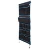 vidaXL Saco de Armazenamento Preto e Azul 161 x 58,5 cm oxford