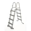 Bestway Escada de seguran&ccedil;a p/ piscina 4 degraus Flowclear 122cm 58331