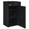 vidaXL Buffet Carvalho preto 42,5 x 40 x 93 cm Madeira processada