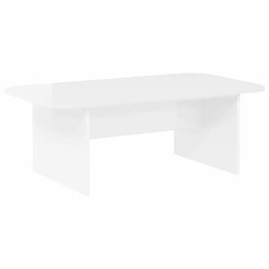 vidaXL Mesa de centro Branco Brilhante 93 x 53 x 33 cm