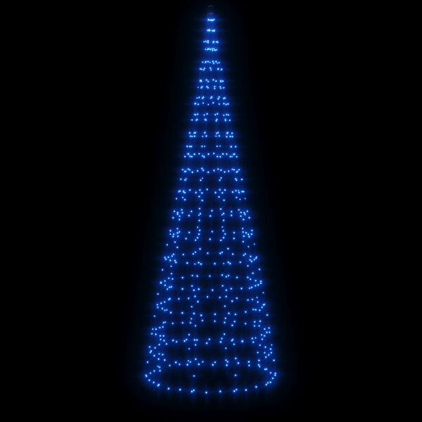 vidaXL &Aacute;rvore de Natal LED no mastro 550 LEDs Azul 300 cm