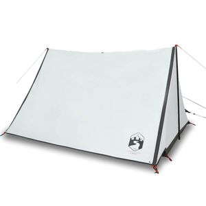 vidaXL Tenda de campismo p/ 2 pessoas tecido opaco imperme&aacute;vel branco