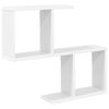 vidaXL Prateleira de Parede Branco 60 x 12 x 50,5 cm