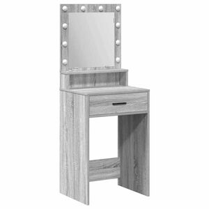 vidaXL Mesa de vestir Cinza Sonoma 50 x 41 x 135 cm