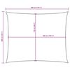 vidaXL Para-sol estilo vela tecido oxford retangular 2x3 m antracite