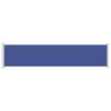 vidaXL Toldo lateral retr&aacute;til para p&aacute;tio 140x600 cm azul