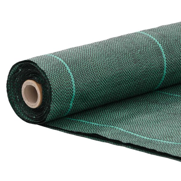 vidaXL Tela para ervas daninhas 1x5 m PP verde