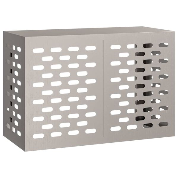 vidaXL Capa de Ar Condicionado Ferro Enferrujado 90 x 40 x 60 cm