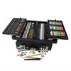 Artist Conjunto de pintura 174 pcs numa caixa de madeira