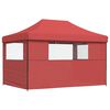 vidaXL Tenda de Festa Borgonha 279 x 410 x 315 cm Tecido Oxford