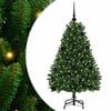vidaXL &Aacute;rvore de Natal Artificial 120 cm 150 LED Branco quente Verde