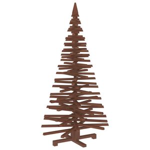 vidaXL &Aacute;rvore de Natal de Madeira KOTKA 150 cm Madeira de Pinho Maci&ccedil;a