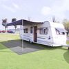 vidaXL Tapete de campismo para tenda 250x600 cm cinzento-claro