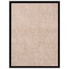 vidaXL Tapete de porta 60x80 cm bege