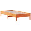 vidaXL Cama sem colch&atilde;o 90x200 cm pinho maci&ccedil;o castanho-mel