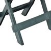 vidaXL Mesa de jardim dobrável 45x43x50 cm plástico verde