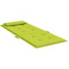 vidaXL Almofadões p/ cadeira encosto alto 4 pcs oxford verde brilhante