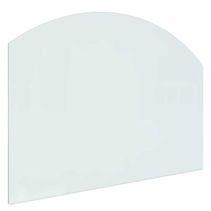 vidaXL Placa de Vidro para Lareira Transparente 80 x 60 cm Vidro