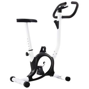 vidaXL Bicicleta est&aacute;tica com resist&ecirc;ncia por cinta preto